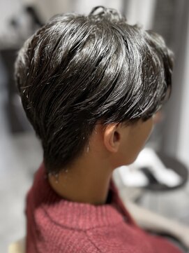 エニー 栄(Any) men's hair   毛流れスタイル