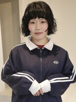 ウィム(wim) 『ボブパーマ』くせ毛風パーマ/顔周りレイヤー/ミニボブ