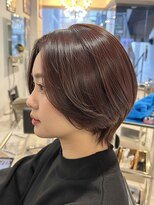 ノア(no_a)&nbsp;【四条烏丸】レイヤーボブ×マロンブラウン