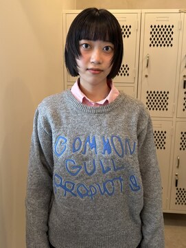 アンフェインド02(UNFEIGNED 02) イメチェン/ピンクベージュ/アンブレラカラー/前髪/伏見