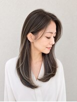 セレスト 心斎橋店(CELESTE) 【白髪ぼかし】イノアカラー/シアーグレージュレイヤー