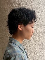 ロットオム 茅ヶ崎(Lot HOMME)&nbsp;リバースセンターパート/ニュアンスウルフ/ダウンバング/茅ヶ崎