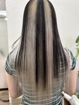 レクタ(recta)&nbsp;シャドウストライプ × グレージュロング
