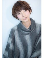 ラウンジ モリオ イケブクロ(Lounge MORIO Ikebukuro) 【morio池袋】大人かわいい斜めバング小顔マッシュショート#