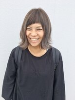 ヘアデザイン ダブル(hair design Double)&nbsp;外はねボブ×デザインカラー