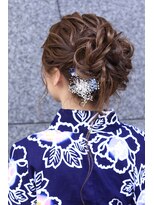 フェリーチェ(Felice)&nbsp;浴衣アレンジ　着付け　着物　小顔アップ