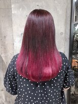 サロンドミルク 原宿(salon de MiLK)&nbsp;レッドバイオレットベース＆アクセントカラーピンクパープル