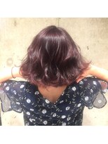 アヴァンスクロス あべのルシアス店(AVANCE.CROSS)&nbsp;ヴェールウェーブ×ピンクバイオレット×似合わせカット