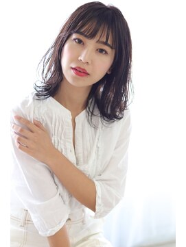 ヘアリゾート ブーケ(hair+resort bouquet) 外ハネミディアムstyle♪