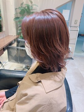 シェル 国分寺(shell) ナチュラル☆レッドピンクブラウン☆