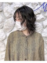 モアナ バイ ヘッドライト 二俣川店(Moana by HEADLIGHT)&nbsp;Moana#ウルフカット#パーマ#ミディアムレイヤー