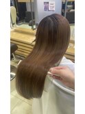 髪質改善/イメチェン／ブラウンカラー/zest吉祥寺荒井優奈