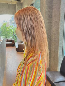 マジコ 下北沢本店(Magico) ダブルカラーブロンドベージュカラーケアブリーチハイトーン韓国