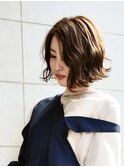大人かわいいナチュラルボブ 恵比寿 菊地