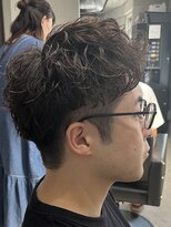 フイ 代々木(Hui)&nbsp;メンズ/アップバング/ツーブロックマッシュ/束感ショート波巻き