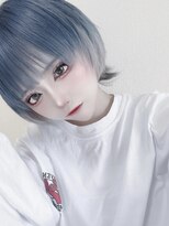 リアイス(Re:ICE)&nbsp;アイスブルーホワイトインナーカラーミニウルフ