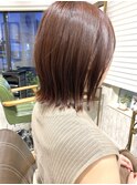 切りっぱなしレッドブラウン♪