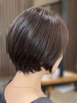 アトリエコア(Atelier Coa) ショートカットショートボブハンサムショートグレージュカラー