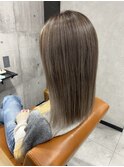 グレージュハイライト