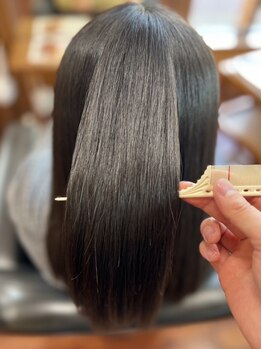 パレッツ Palet's LADY'S & MEN'S HAIRの写真/＜大人気美髪トリートメント♪＞髪の広がりを抑え、扱いやすい仕上がりに。髪本来の美しさを手に入れて…☆