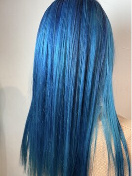 キャラ シャローネ 池袋(Chara Chalone) ターコイズ/インディゴブルー/ダブルカラー【れいな】