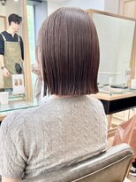 ネオリーブ クーロ(Neolive curro)&nbsp;小顔タッセルボブ×美髪[ぱつっとボブ/縮毛矯正/横浜韓国]