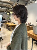 レイヤーパーマ  ウルフレイヤー  ハードパーマ