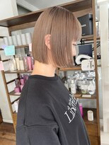 シーソー(SEE SAW)&nbsp;ミニボブ.ミルクティーカラー