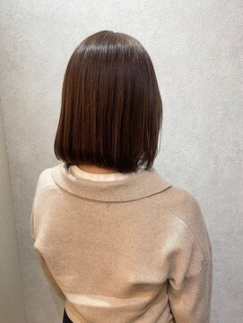 ウィスプ 赤羽店(wisp) 大人かわいいうる艶ボブディ 春カラー 髪質改善ケア#3