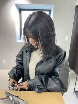 ニコフクオカヘアーメイク(NIKO Fukuoka Hair Make) 福岡天神/大人かわいい20代30代/レイヤーカット/くすみカラー