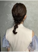 【編み下ろしヘアアレンジ】ヘアセット/渋谷/学割U24/韓国風巻き