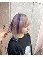 ガルボヘアー 心斎橋店(garbohair) デザインハイトーンカラーもダメージレス施術で艶髪を育成♪