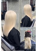 ホワイトベージュ、ロングリタッチ