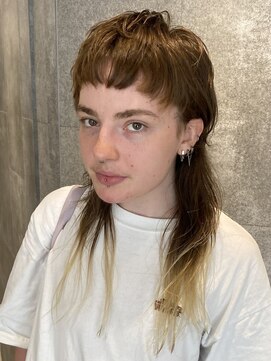 ピークアブー 原宿ハラカド(PEEK-A-BOO) 海外風レイヤーロングミディアムハッシュカットマッシュレイヤー