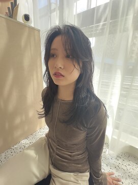 オン キャナルシティ博多前店(on) 【竹内哉汰】透明感レイヤーセミロング/ダークブラウン/20代博多