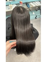 ノー バイ イオエ 西梅田(no. by ioe)&nbsp;ブリーチなしカラー/髪質改善/ミルクティーベージュ/小顔へア