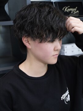 カンゴール サロン トウキョウ セントラル 原宿(KANGOL SALON TOKYO CENTRAL) ツイストパーマ/ボーイッシュ/ベリーショート/メンズライク