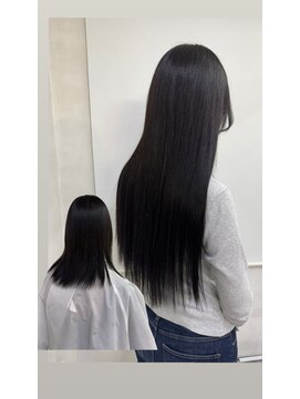 ヘアー アレス(hair ales) エクステbefore after/シール/編み込み/韓国エクステ