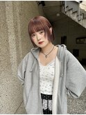 ◎切りっぱなしボブタッセルボブ顔まわりレイヤーボブミニボブ