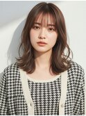 ミディアムボブ髪型20代30代40代前髪あり前髪なし面長丸顔越谷