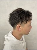 ハーフバック×ツイストスパイラルパーマ