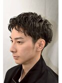 メンズショートパーマ