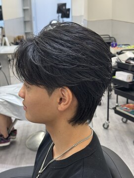 ビカム 名駅(become) フェザーパーマニュアンスパーマ毛流れ名古屋栄
