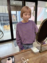 デヴェロペ(Devellope.)&nbsp;ボブ　ダブルカラー　ブリーチ　オン眉