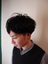 ヘアークリエイ トポライトウィロー 烏丸(Hair Create Polite willow) くせ毛も生かせる束感☆刈り上げ2ブロックアシメスタイル