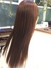 【自然なサラ髪に】カット+ストレート　¥24200⇒¥23100円