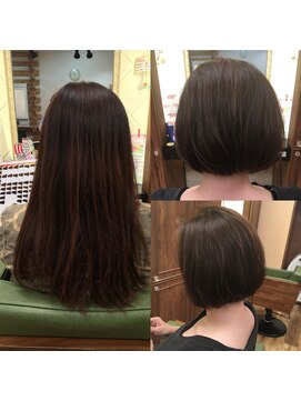 ピッカヘアーデザイン(PICKA hair-design) いつも同じ髪型が嫌でバッサリカット☆