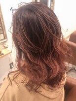 エルモ(ELMO)&nbsp;バレイヤージュ / ピンクレッド