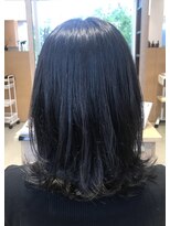 アドラーブル 万代店 (adorable)&nbsp;暗髪でも透明感♪【アッシュカラー】でこなれヘア　20代30代40代