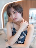 20代/30代/大人可愛い/小顔ひし形/マッシュショート/ナチュラル